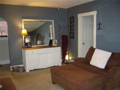 Another view of the spacious living room.....