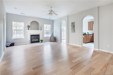 Family room with gas fireplace and fun time to rel