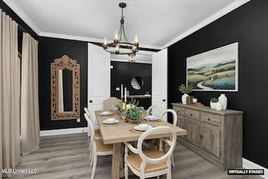 Virtually Staged Formal Dining