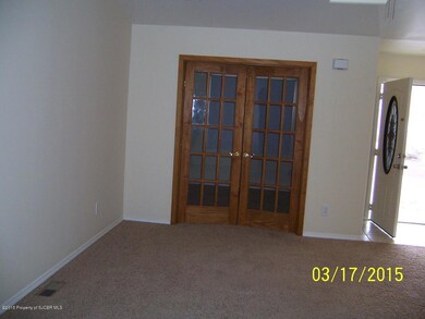 Front office off living room