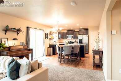 kitchen and dining area