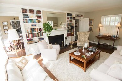 The living room offers two other windows as well--