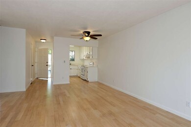 Living/Dining combination room off Kitchen with li