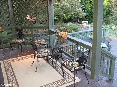 Patio/Deck - Multi-level deck overlooking private 