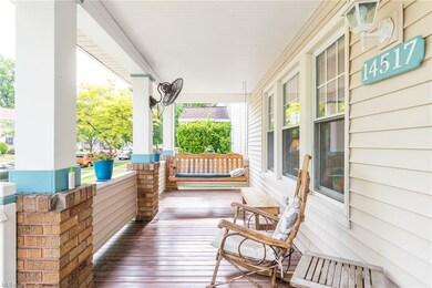 Enjoy the breeze from the porch fan as you relax this summer.