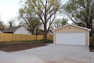 Garage was just built!  Garage door opener include