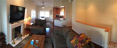View from balcony area looking to kitchen, stairs 