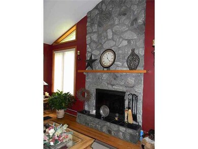 Living Room. Stunning fireplace