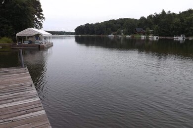 Beautiful View of Christmas Lake from the Boat Doc