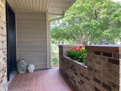 Front Covered Patio Entrance area