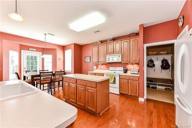 Eat in large kitchen off of the 2 car garage and d