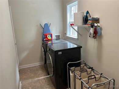 Clothes washing area with a healthy amount of sunl