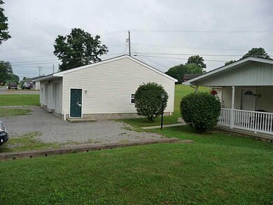 Exterior Front. The 40  x 30  detached garage is a