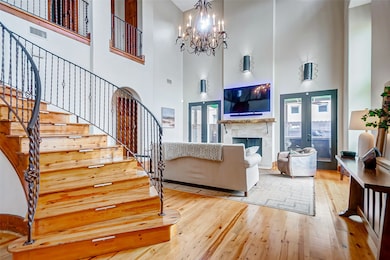 Grand spiral staircase