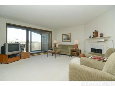 Looking toward the enclosed porch/balcony.