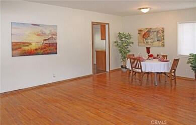 dining room w/ entry into kitchen