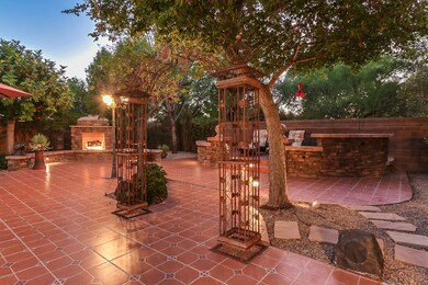 Loads of hardscape & mature landscaping