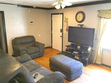 Living room measures a spacious 11x17.