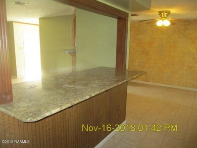 kitchen open to living room