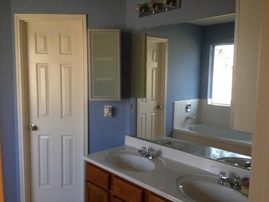 Dual Vanity Sinks with garden tub and separate shower