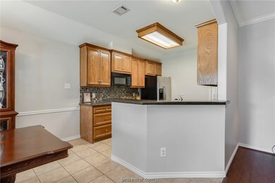 Open kitchen area