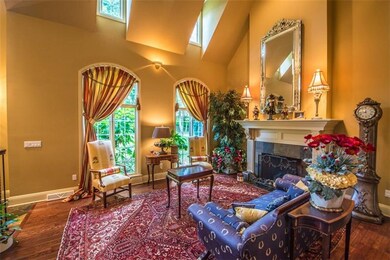 LIVING ROOM  - HARDWOOD FLOORS, SLATE FIREPLACE, T