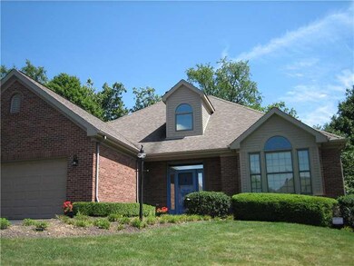 Exterior Front. Large 2 car garage is attached for