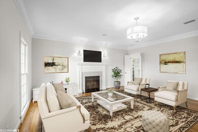 Virtually staged living or study