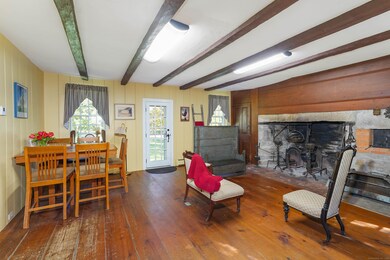 Keeping Room with Keeping Room fireplace. To the r