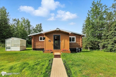 Includes the adjacent greenhouse.