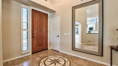 Entry w/Tile Medalion