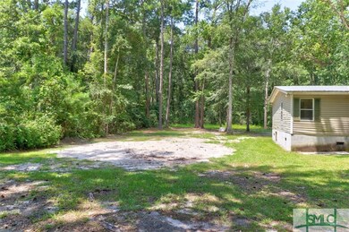 Left side view of yard