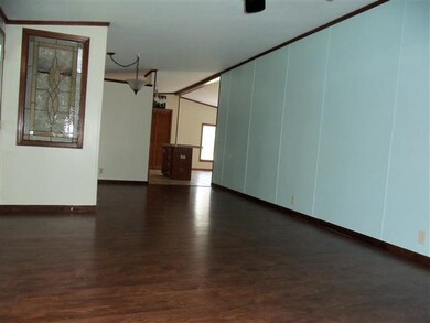Formal dining opens to the Kitchen