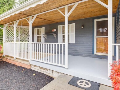 Expansive front porch perfect for morning coffee!