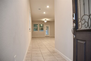 Entry looking towards the living and dining area