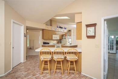 Breakfast bar.