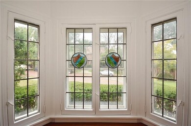 Original bay window lets in lots of natural light 