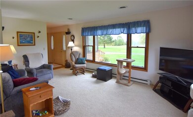 Living area with great views of the yard 
