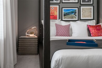 Primary suite holds large furniture with ease..*ph