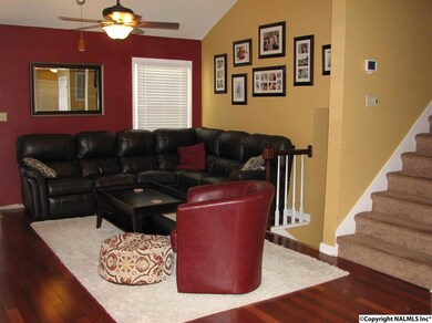Living room before we painted.