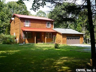 Exterior Front. Plenty of privacy in the woods. Ne