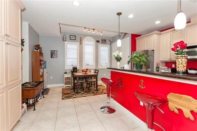 Huge eat in kitchen with tons of storage.