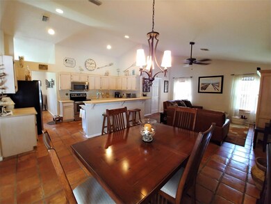 Kitchen family room dining room