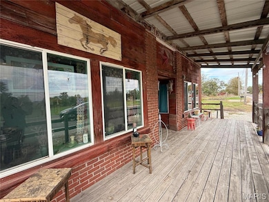 View of wooden porch