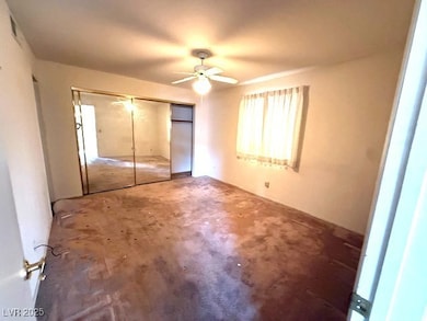 Unfurnished bedroom featuring a closet and ceiling