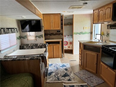 Inside camper
