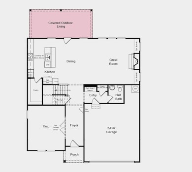 First Floor Plan - Structural options added includ