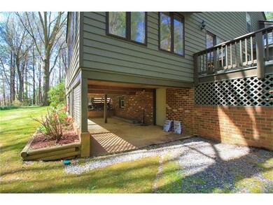 Rear elevation and extra storage under house