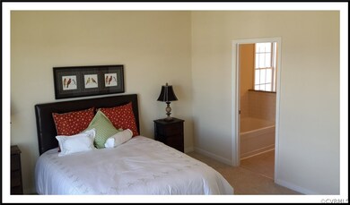 Master Bedroom with walk in closet and master bath