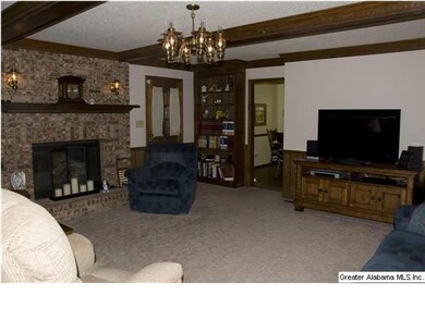den with gas log fireplace